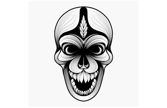 Download Tattoo Tribal Skull Vector Art - Skull vector Collection