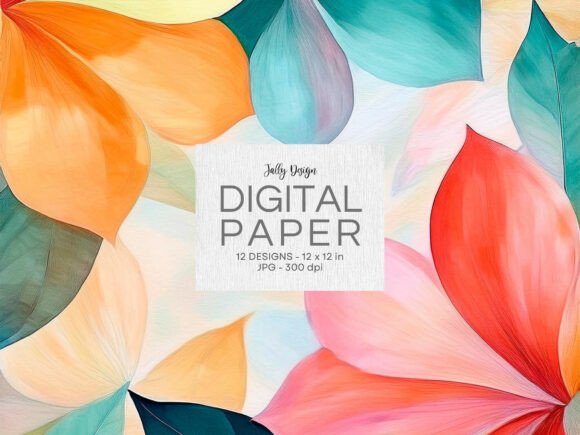 Download Abstract Watercolor Botanical Background - Abstract Collection