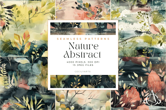 Download Nature Abstract Seamless Patterns - Abstract Collection
