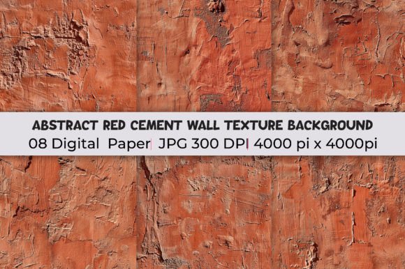 Download Abstract Red Cement Wall Texture - Abstract Collection