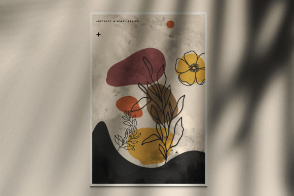 Download Minimalist Abstract Botanical Background - Abstract Collection