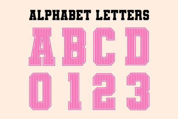 Download Orange Striped Back to School Alphabet - Premium Resources